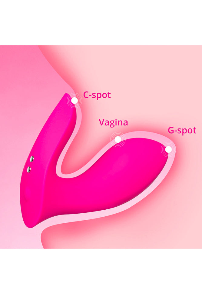 Lovense - Flexer Wearable Bluetooth Vibrator - Pink - Stag Shop