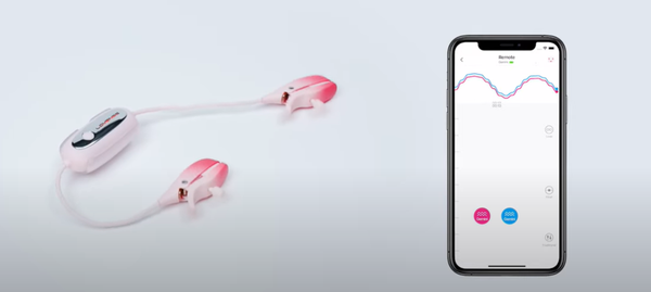 Lovense - Gemini Bluetooth Adjustable Vibrating Nipple Clamps - Pink | Stag Shop Lovense - Gemini Bluetooth Adjustable Vibrating Nipple Clamps - Pink | Stag Shop