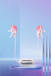 Lovense - Gemini Bluetooth Adjustable Vibrating Nipple Clamps - Pink - Stag Shop