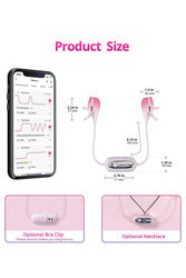 Lovense - Gemini Bluetooth Adjustable Vibrating Nipple Clamps - Pink - Stag Shop