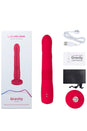 Lovense - Gravity Bluetooth Thrusting Dildo - Red - Stag Shop