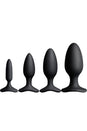 Lovense - Hush 2 Bluetooth Vibrating Butt Plug - Black - Various Sizes - Stag Shop