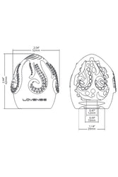 Lovense - Kraken Egg Masturbator - White - Stag Shop
