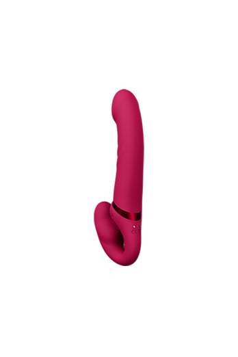 Lovense - Lapis App-Controlled Strapless Strap-on - Pink - Stag Shop