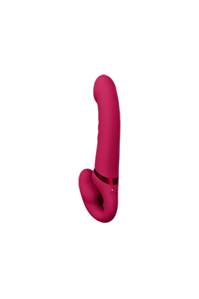 Lovense - Lapis App-Controlled Strapless Strap-on - Pink - Stag Shop