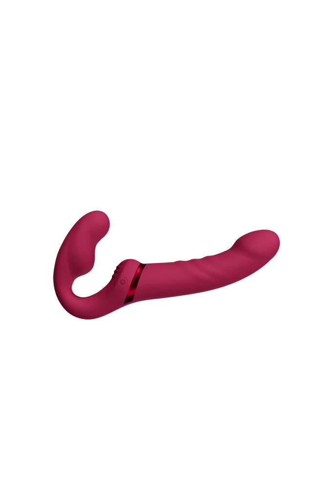 Lovense - Lapis App-Controlled Strapless Strap-on - Pink - Stag Shop