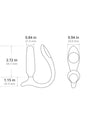 Lovense - Lush Anal Bluetooth Vibrating Anal Plug - Stag Shop