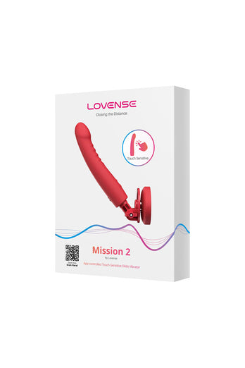 Lovense - Mission 2 Touch-Sensitive App-Controlled Vibrating Dildo - Stag Shop