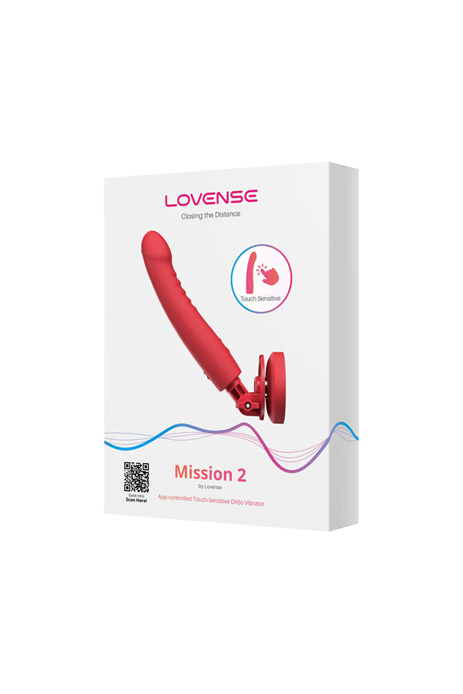 Lovense - Mission 2 Touch-Sensitive App-Controlled Vibrating Dildo - Stag Shop