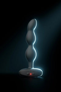 Thumbnail for Lovense - Ridge App-controlled Vibrating & Rotating Anal Beads - Black - Stag Shop