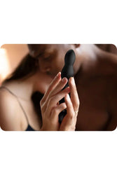Lovense - Ridge App-controlled Vibrating & Rotating Anal Beads - Black - Stag Shop