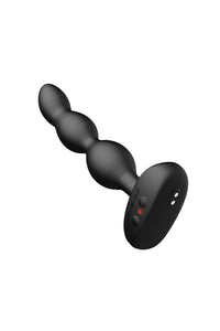 Thumbnail for Lovense - Ridge App-controlled Vibrating & Rotating Anal Beads - Black - Stag Shop