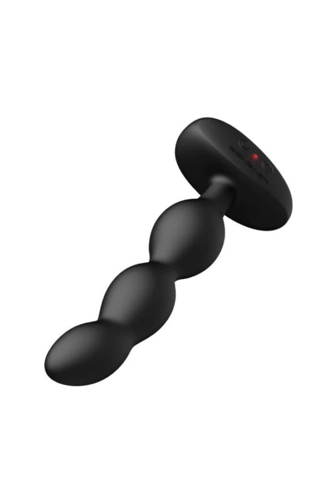 Lovense - Ridge App-controlled Vibrating & Rotating Anal Beads - Black - Stag Shop