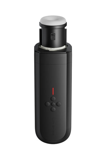 Lovense - Solace App-controlled Automatic Thrusting Masturbator - Black - Stag Shop