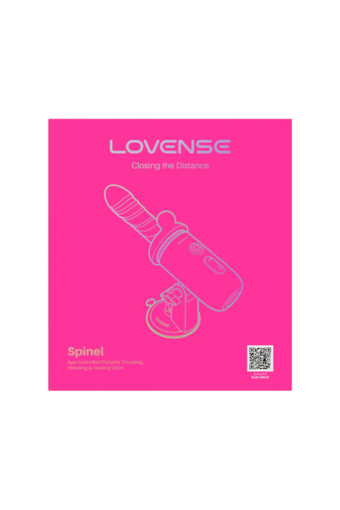 Lovense - Spinel High-Speed Thrusting & Heating Dildo Machine With App-Control - Stag Shop