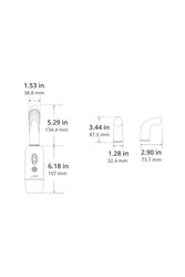 Lovense - Spinel High-Speed Thrusting & Heating Dildo Machine With App-Control - Stag Shop