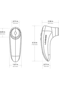 Thumbnail for Lovense - Tenera 2 App-Controlled Clitoral Suction Stimulator - Blue/Pink