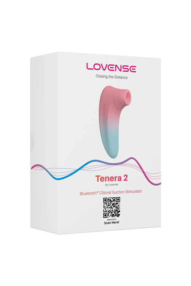 Lovense - Tenera 2 App-Controlled Clitoral Suction Stimulator - Blue/Pink - Stag Shop