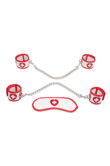 Lux Fetish - 5 PC Naughty Nurse BDSM Set