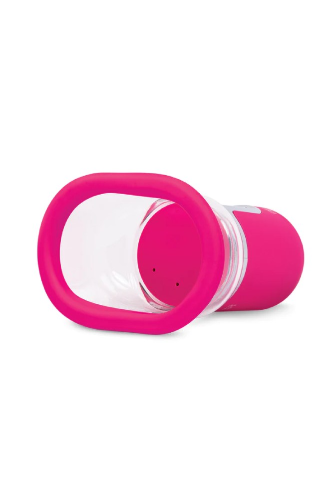 Electric Eel - Lux Fetish - Rechargeable 4-Function Auto Pussy Pump With Clit Clamp - Pink - Stag Shop