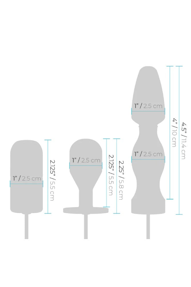 Electric Eel - Lux Fetish - 9PC Electro-sex Ultra Shock Set - Black/Silver - Stag Shop