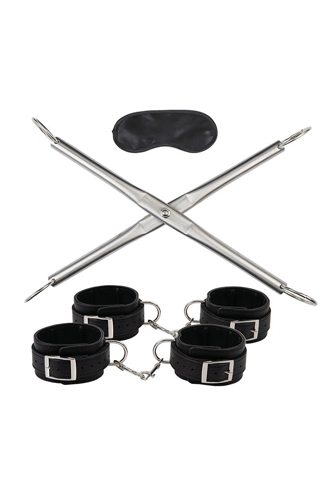 Electric Eel - Lux Fetish - Hog-tie Spreader Bar With Detachable Wrist & Ankle Cuffs - Stag Shop
