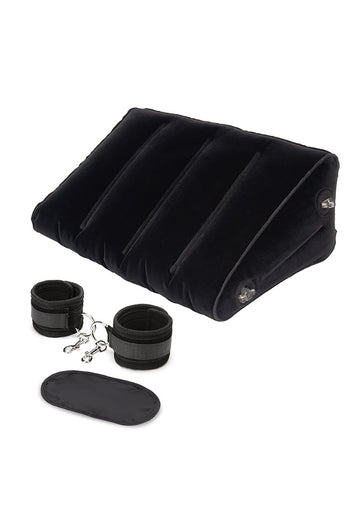 Electric Eel - Lux Fetish - Inflatable Position Wedge With Detachable Cuffs - Stag Shop