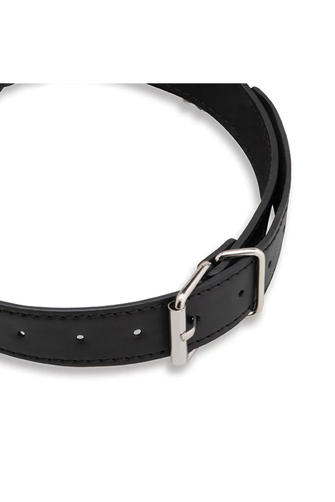 Lux Fetish - Open Mouth Gag With Nipple Clips