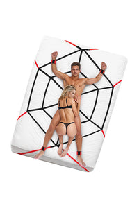 Thumbnail for Electric Eel - Lux Fetish Webbed Up Bed Restraint System - Stag Shop