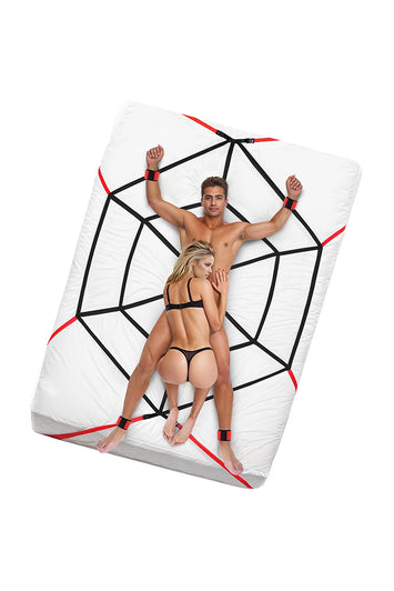 Electric Eel - Lux Fetish Webbed Up Bed Restraint System - Stag Shop
