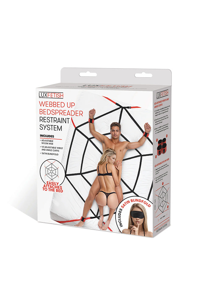 Electric Eel - Lux Fetish Webbed Up Bed Restraint System - Stag Shop