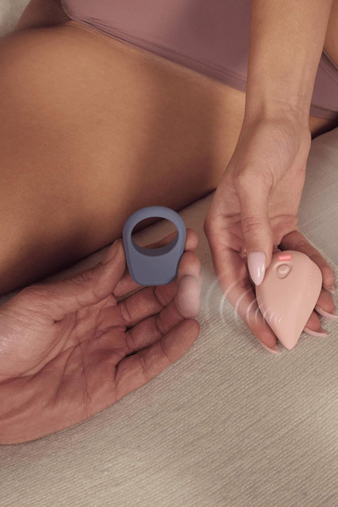 Luxus - Synchronized Couples Bluetooth Vibrator Kit with Cock Ring & Clitoral Stimulator - Stag Shop