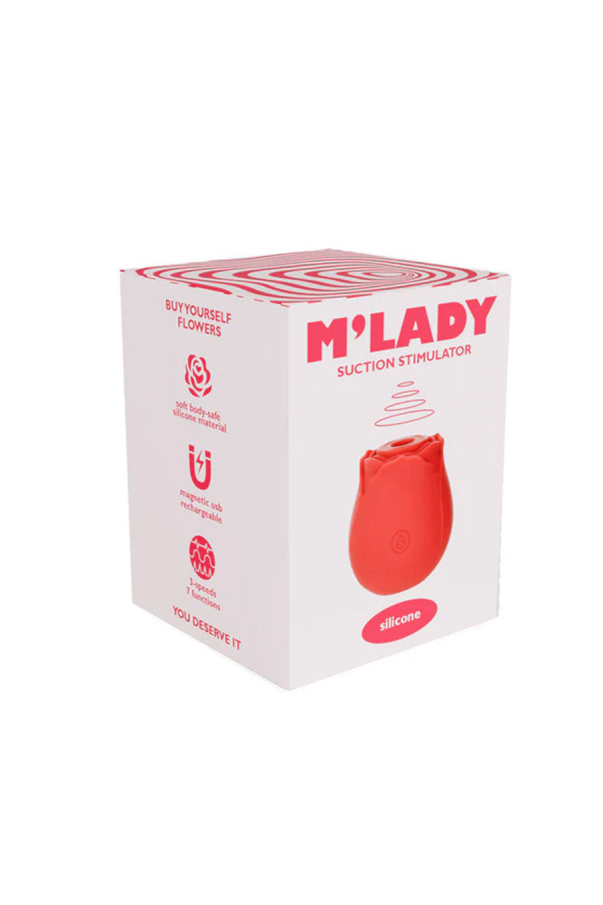 M'Lady - Rose Clitoral Suction Stimulator - Stag Shop