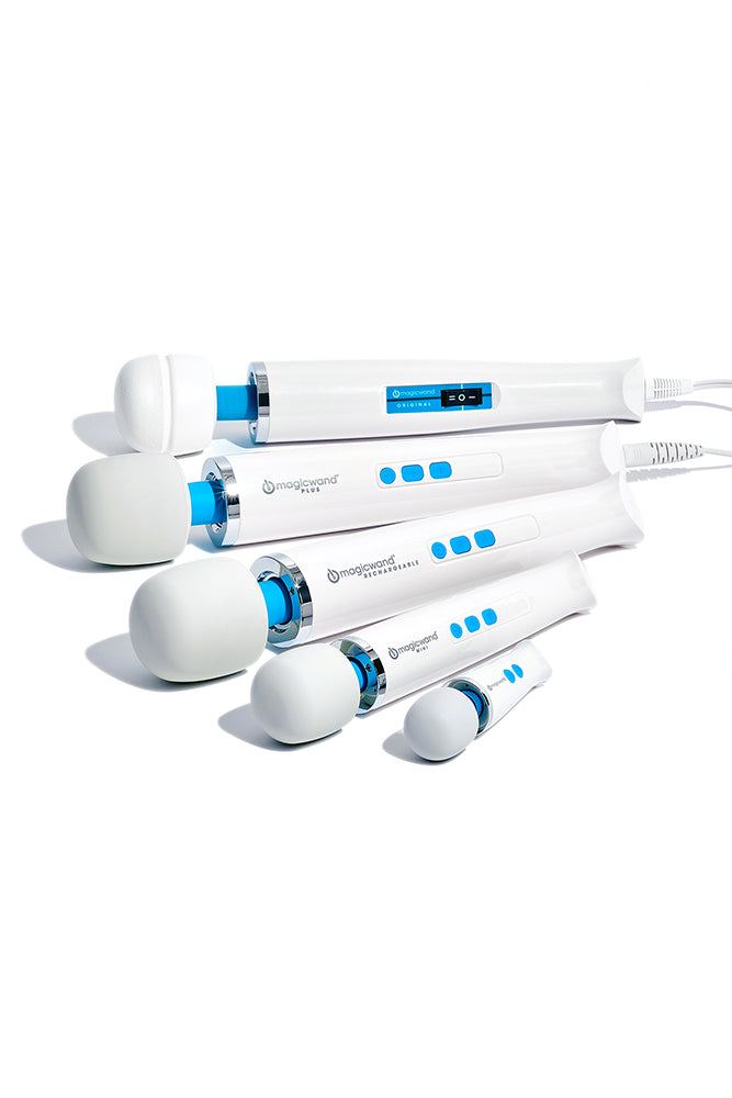 Vibratex - The Magic Wand Micro Massager - White/Blue - Stag Shop