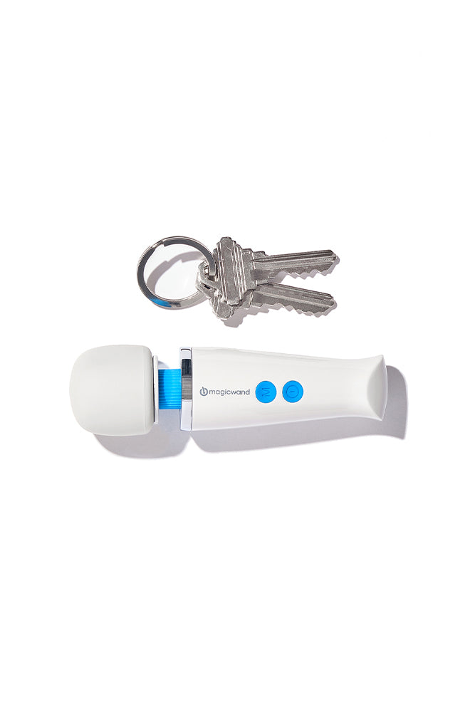 Vibratex - The Magic Wand Micro Massager - White/Blue - Stag Shop