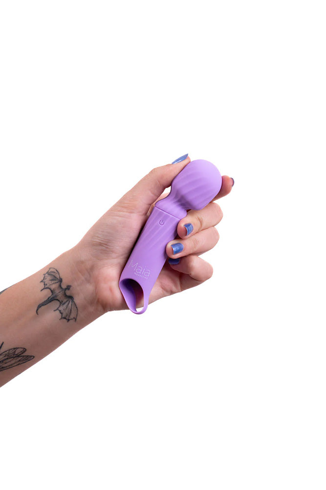 Maia Toys - VibeLite -  Dolly Mini Wand Vibrator - Purple - Stag Shop