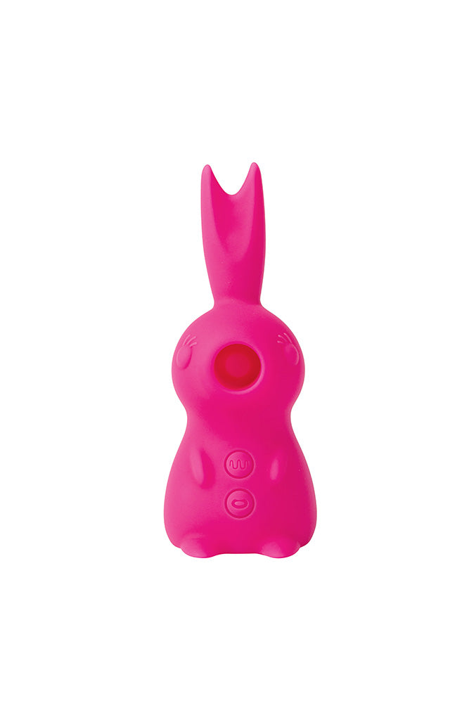 Maia Toys - Hunni Clitoral Suction Vibrator with Flickering Tongue - Pink - Stag Shop
