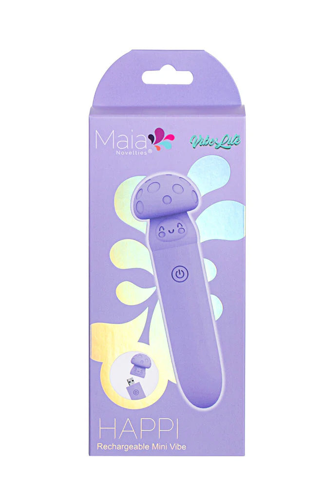 Maia Toys - Happi Direct Charge Bullet Vibrator - Lavender - Stag Shop