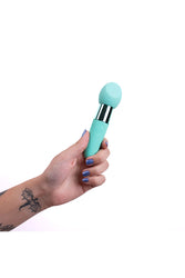 Maia Toys - Rina Mini Wand Vibrator - Mint - Stag Shop