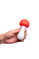 Maia Toys - Trippy Toys - Shroomie Vibrator - Red/White - Stag Shop