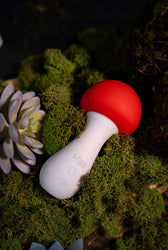 Maia Toys - Trippy Toys - Shroomie Vibrator - Red/White - Stag Shop