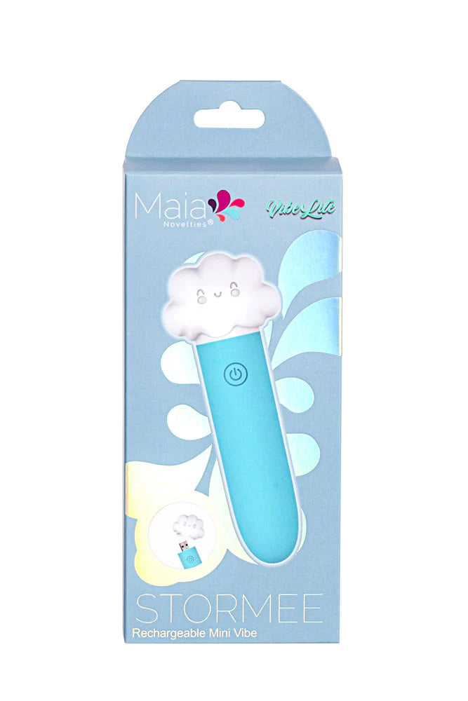 Maia Toys - Stormee Direct Charge Bullet Vibrator - Turquoise - Stag Shop