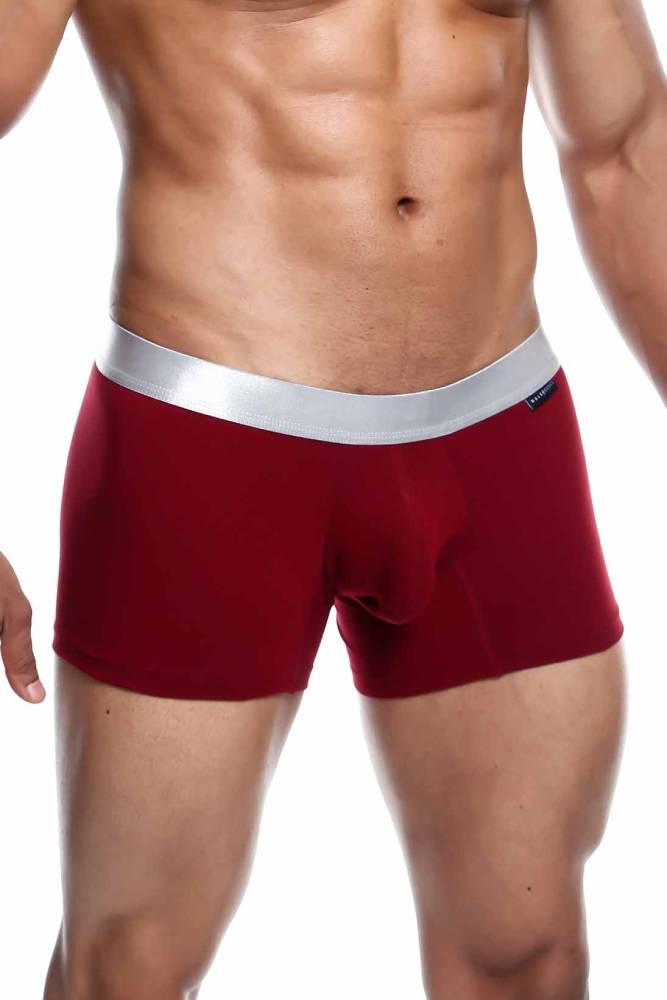 Male Basics - Pima Trunk - Red - MB101 - Stag Shop
