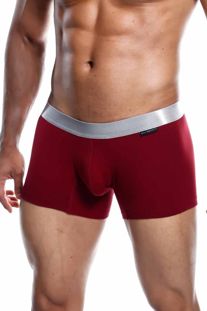 Male Basics - Pima Trunk - Red - MB101 - Stag Shop