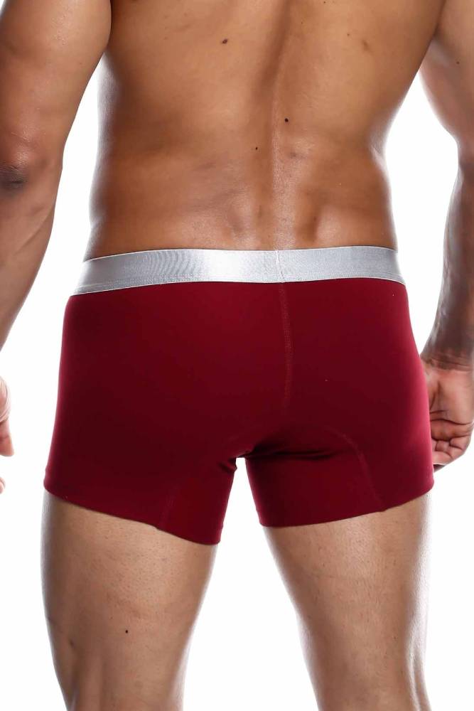 Male Basics - Pima Trunk - Red - MB101 - Stag Shop