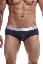 Male Basics - Pima Brief - Grey - MB103 - Stag Shop