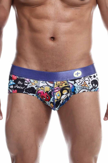 Male Basics - Hipster Brief - Cherry Print - MB203-CHR - Stag Shop