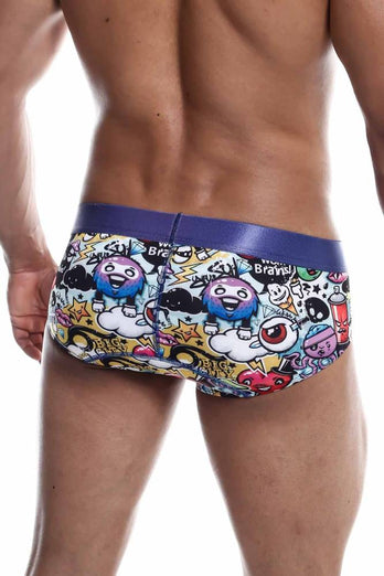 Male Basics - Hipster Brief - Cherry Print - MB203-CHR - Stag Shop