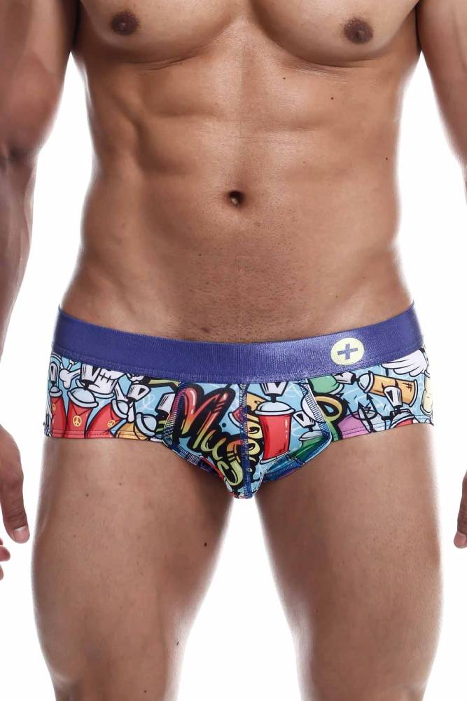 Male Basics - Hipster Brief - Music Print - MB203-MSC - Stag Shop