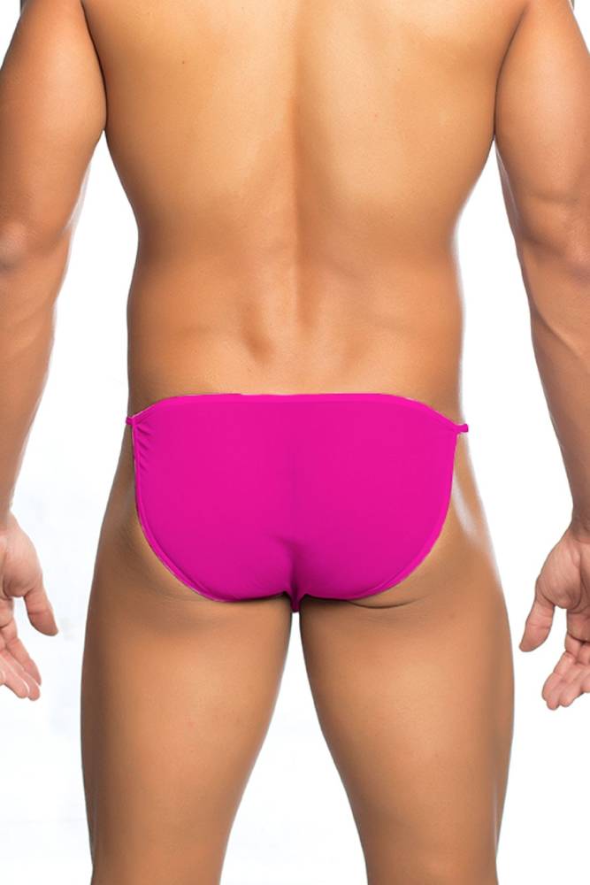 MaleBasics - String Tulle Bikini - Pink - MBL03 - Stag Shop